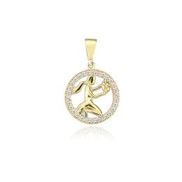 MOISS přívěsek ze žlutého zlata PANNA