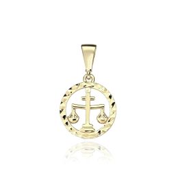 MOISS přívěsek ze žlutého zlata VÁHY