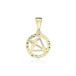 MOISS přívěsek ze žlutého zlata STŘELEC