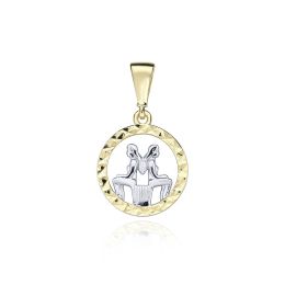 MOISS přívěsek ze žlutého zlata BLÍŽENCI BICOLOR