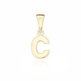 MOISS přívěsek ze žlutého zlata PÍSMENO C