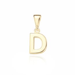 MOISS přívěsek ze žlutého zlata PÍSMENO D