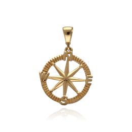 MOISS přívěsek ze žlutého zlata KOMPAS