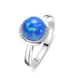 MOISS stříbrný prsten OPÁL