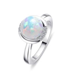 MOISS stříbrný prsten OPÁL