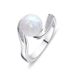 MOISS stříbrný prsten OPÁL