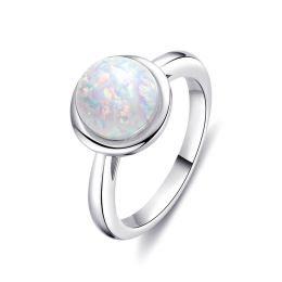MOISS stříbrný prsten OPÁL