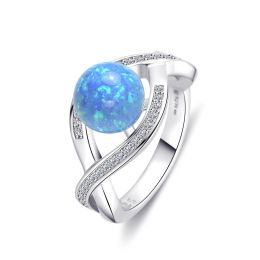 MOISS stříbrný prsten OPÁL
