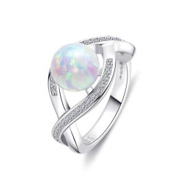 MOISS stříbrný prsten OPÁL
