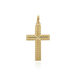 MOISS přívěsek ze žlutého zlata KŘÍŽEK