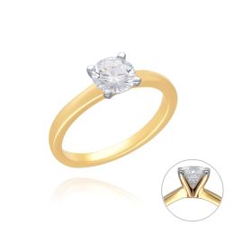 MOISS LG diamantový prsten ze žlutého zlata