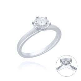 MOISS LG diamantový prsten z bílého zlata