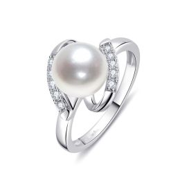MOISS perlový stříbrný prsten