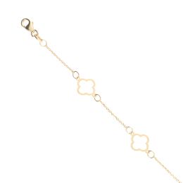 MOISS náramek na nohu ze žlutého zlata