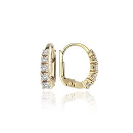 MOISS náušnice ze žlutého zlata