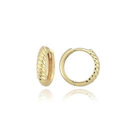MOISS náušnice ze žlutého zlata