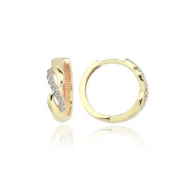 MOISS náušnice ze žlutého zlata