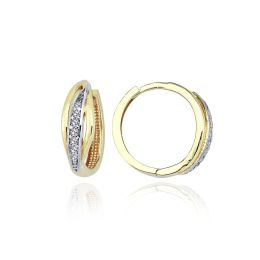 MOISS náušnice ze žlutého zlata