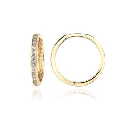 MOISS náušnice ze žlutého zlata