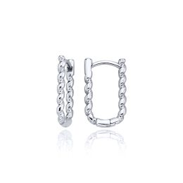 MOISS náušnice z bílého zlata