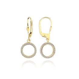 MOISS náušnice ze žlutého zlata