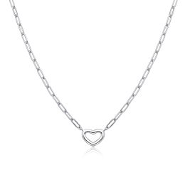 MOISS stříbrný náhrdelník SRDCE