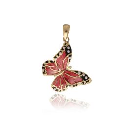 MOISS přívěsek ze žlutého zlata MOTÝL