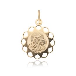 MOISS přívěsek ze žlutého zlata PANNA MARIE
