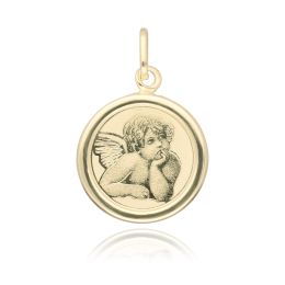 MOISS přívěsek ze žlutého zlata ANDĚL