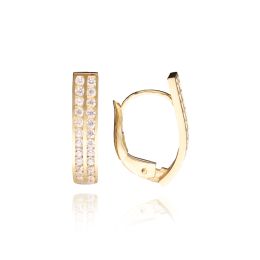 MOISS náušnice ze žlutého zlata