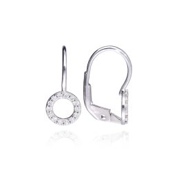 MOISS náušnice z bílého zlata