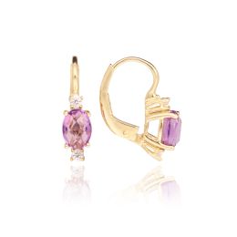 MOISS náušnice ze žlutého zlata