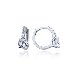 MOISS náušnice z bílého zlata