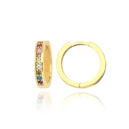 MOISS náušnice ze žlutého zlata