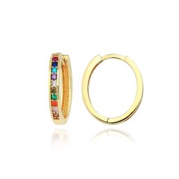 MOISS náušnice ze žlutého zlata