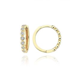 MOISS náušnice ze žlutého zlata