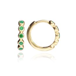 MOISS náušnice ze žlutého zlata