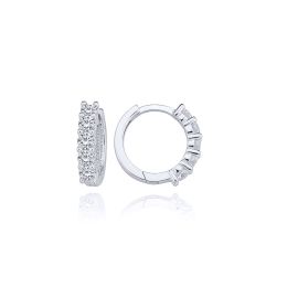 MOISS náušnice z bílého zlata