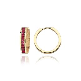 MOISS náušnice ze žlutého zlata