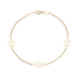 MOSS náramek ze žlutého zlata KVĚTINA