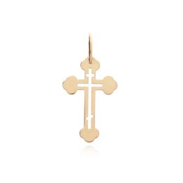 MOISS přívěsek ze žlutého zlata KŘÍŽEK