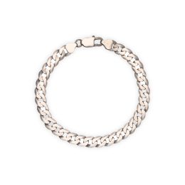 MOISS stříbrný náramek FLAT CURB