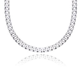 MOISS stříbrný řetízek FLAT CURB