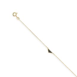 MOISS náramek ze žlutého zlata ONYX