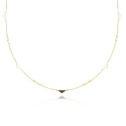 MOISS náhrdelník ze žlutého zlata ONYX