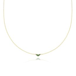 MOISS náhrdelník ze žlutého zlata SRDCE