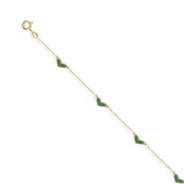 MOISS náramek ze žlutého zlata SRDCE