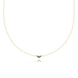 MOISS náhrdelník ze žlutého zlata SRDCE