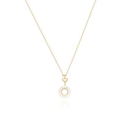 MOISS náhrdelník ze žlutého zlata SRDCE