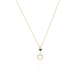 MOISS náhrdelník ze žlutého zlata SRDCE